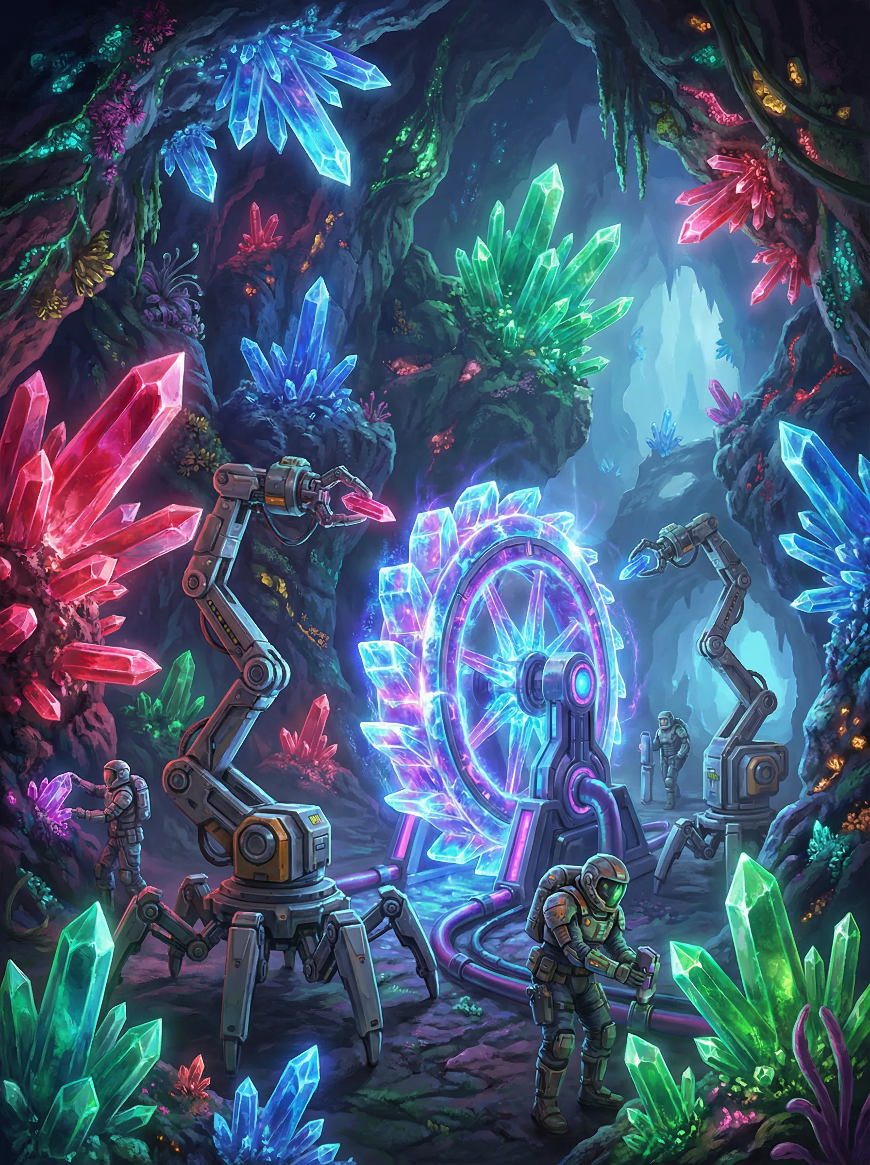 PG电子宝石之轮地下矿脉详细场景